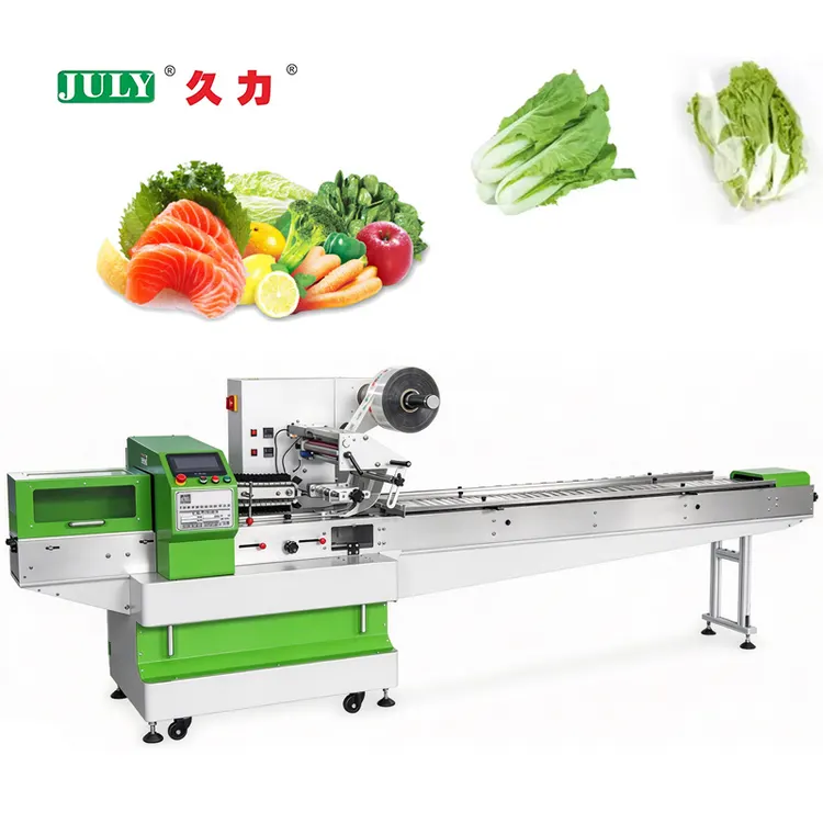 Multi-Function High Speed Horizontal Flow Packing Machine for Fruit Vegetable and Soap