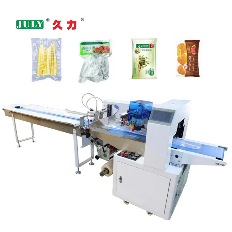 Automatic Soap Sachet Vacuum Horizontal Pillow Flow Packing Machine for Bar Soap Detergent Vacuum Pack Machine