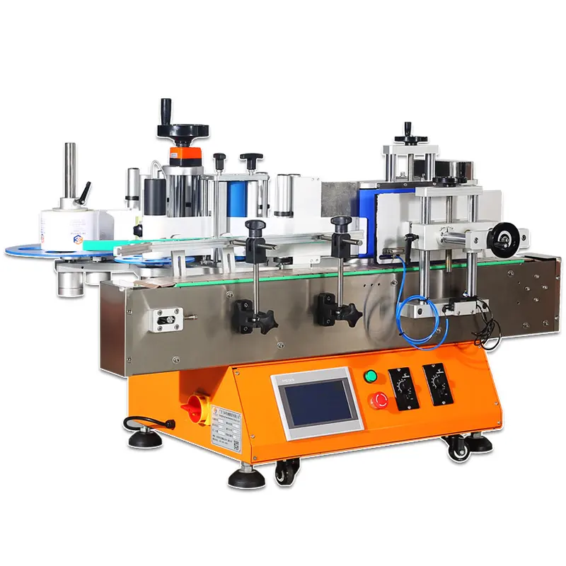 Automatic Round Cans Round Bottles Labeling — Machine & packaging view 3