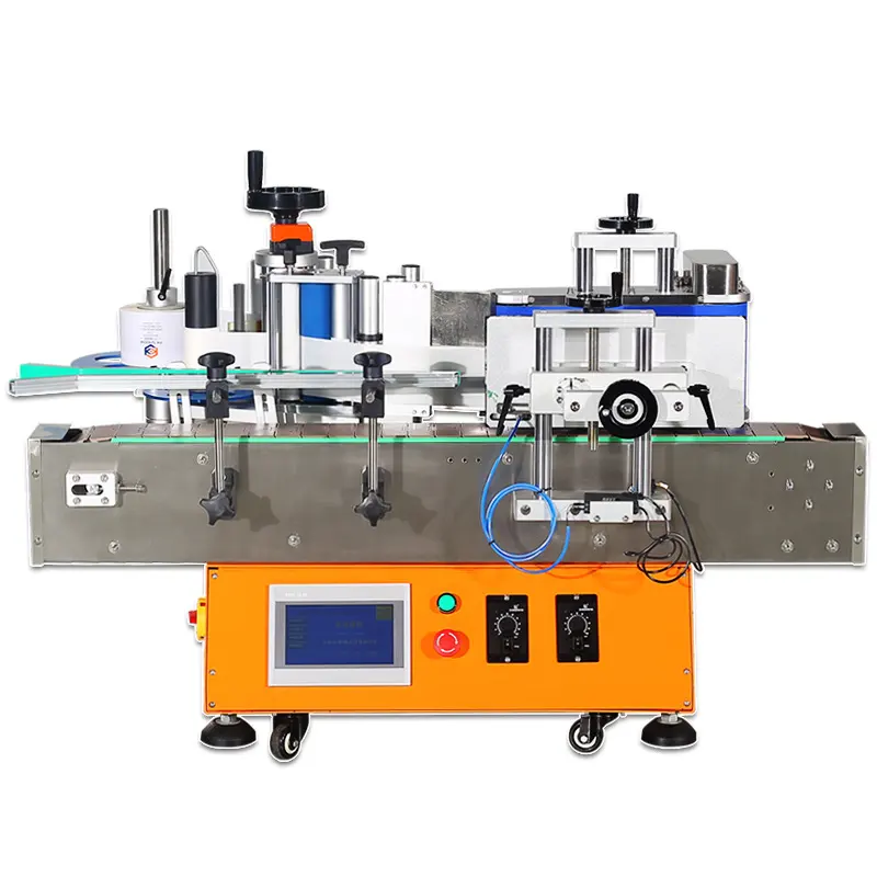 Automatic Round Cans Round Bottles Labeling — Machine & packaging view 4