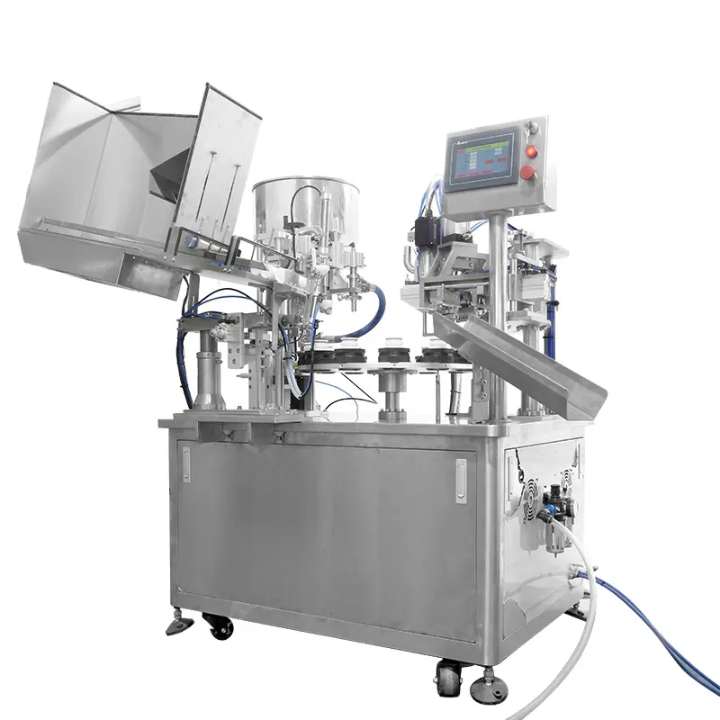 Automatic Toothpaste Cosmetic Paste Cream Tube — Machine & packaging view 3