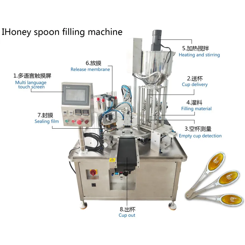Coffee Powder Capsule Filling and Sealing — Machine & packaging view 2