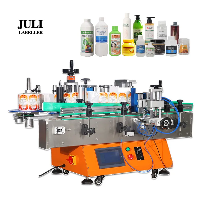 Factory Jar Round Bottle Labeling Machine — Machine & packaging view 2