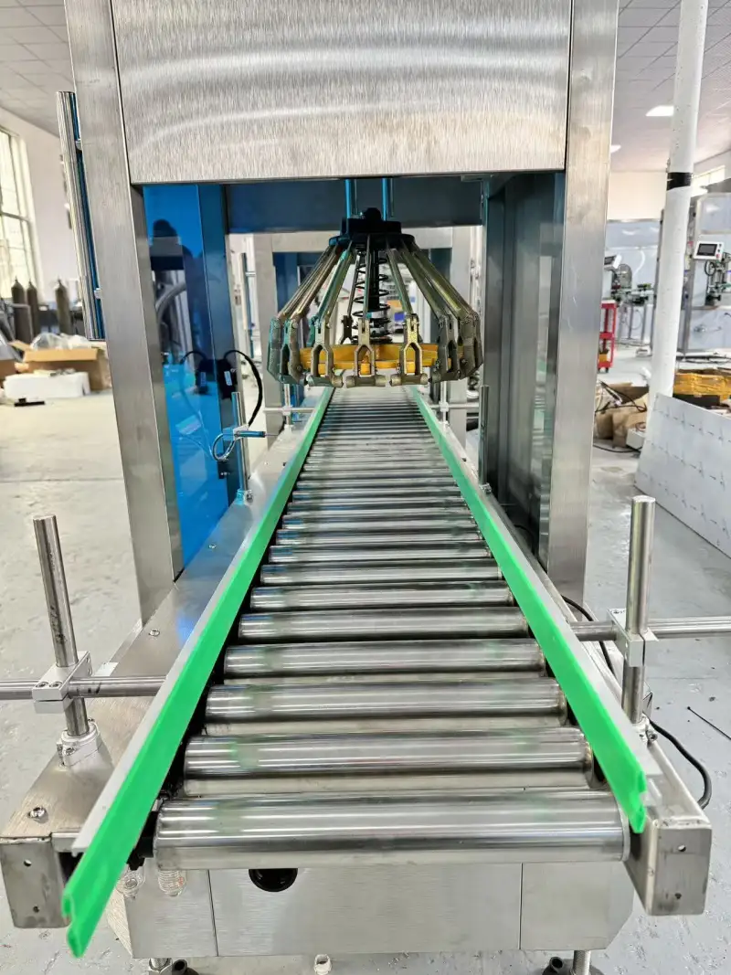 Industrial Paint Filling and Capping Production — Machine & packaging view 2