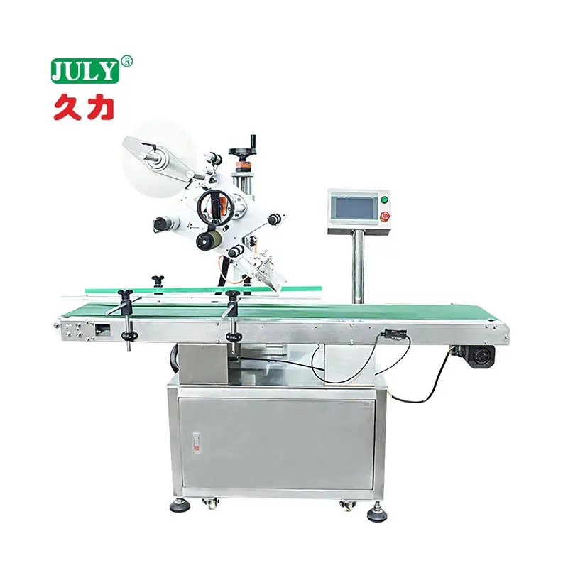 JULY Custom Three sided Vertical Labeling — Machine & packaging view 6