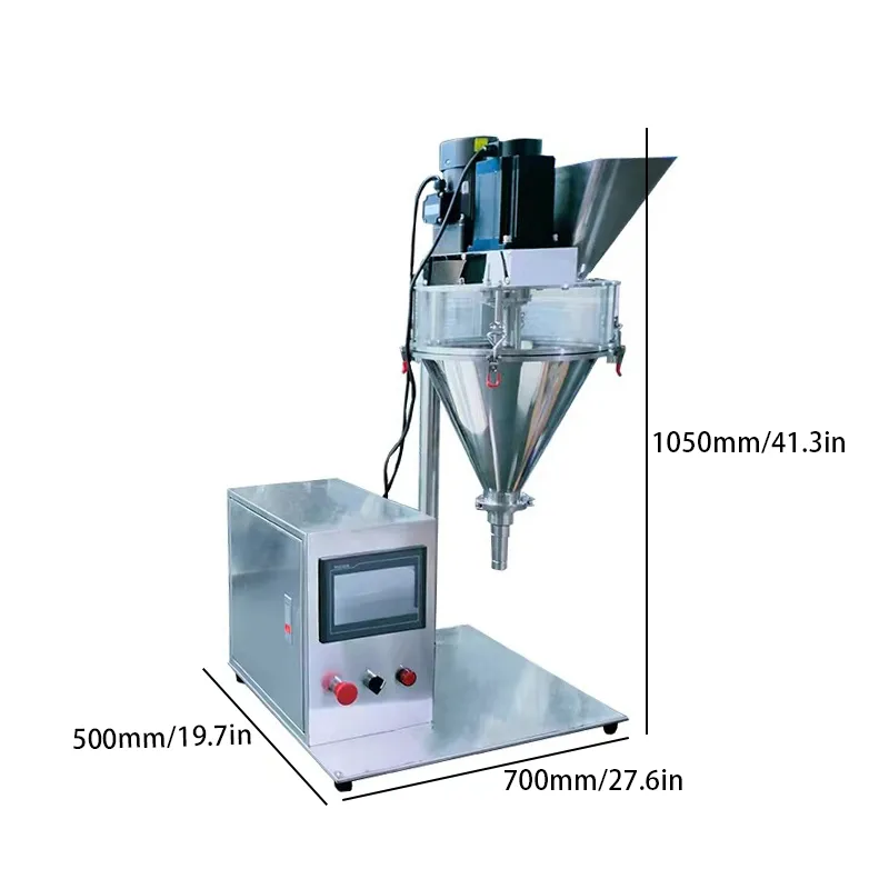 Manual Powder Filling Machine for Chili — Machine & packaging view 2