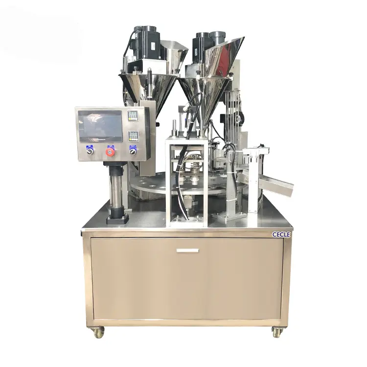 Nespresso Coffee Capsules Filling Sealing Machine — Machine & packaging view 5