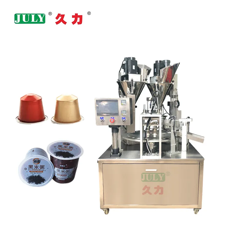 Nespresso Coffee Capsules Filling Sealing Machine — Machine & packaging view 6